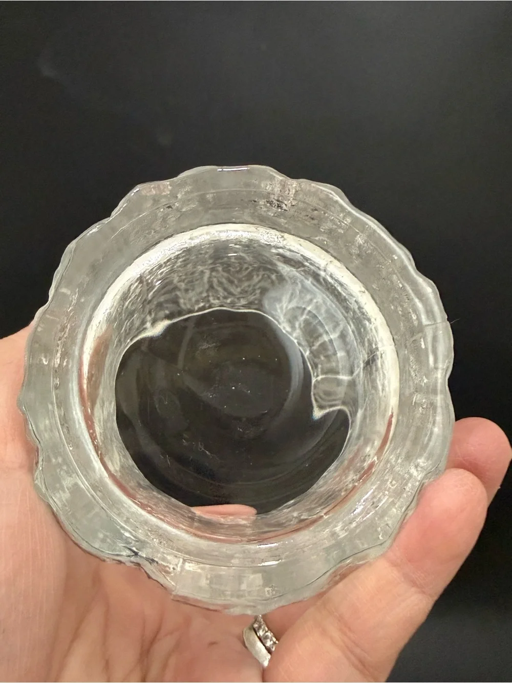 1pc MIKASA Frostfire Frosted Textured Rocks Old Fashioned Lowball Tumbler Glass